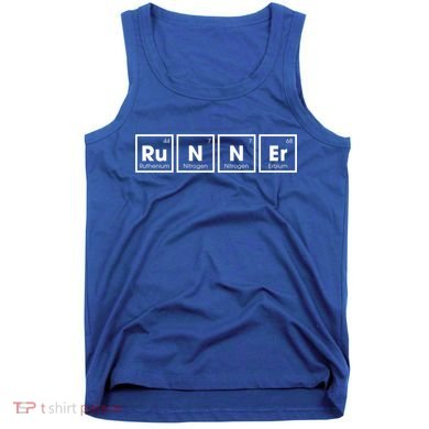 Runner Periodic Table Funny Running Runners Marathon Gift Tank Top