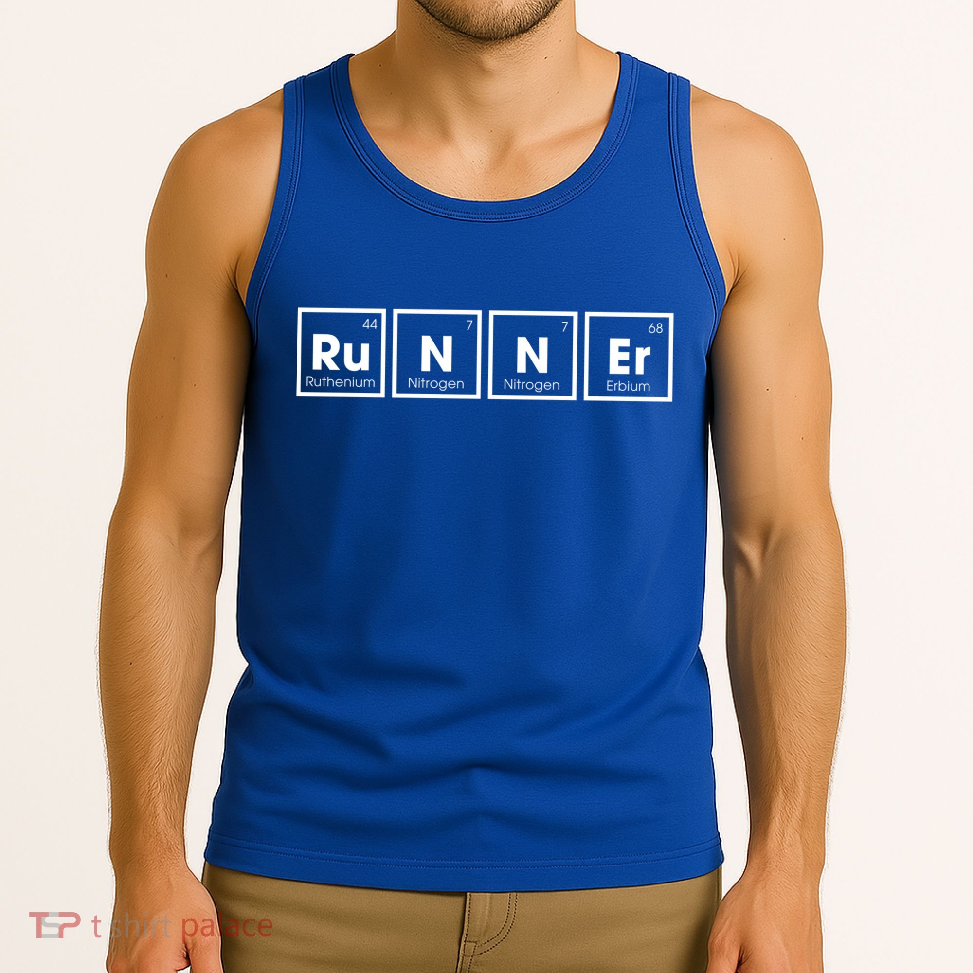 Runner Periodic Table Funny Running Runners Marathon Gift Tank Top