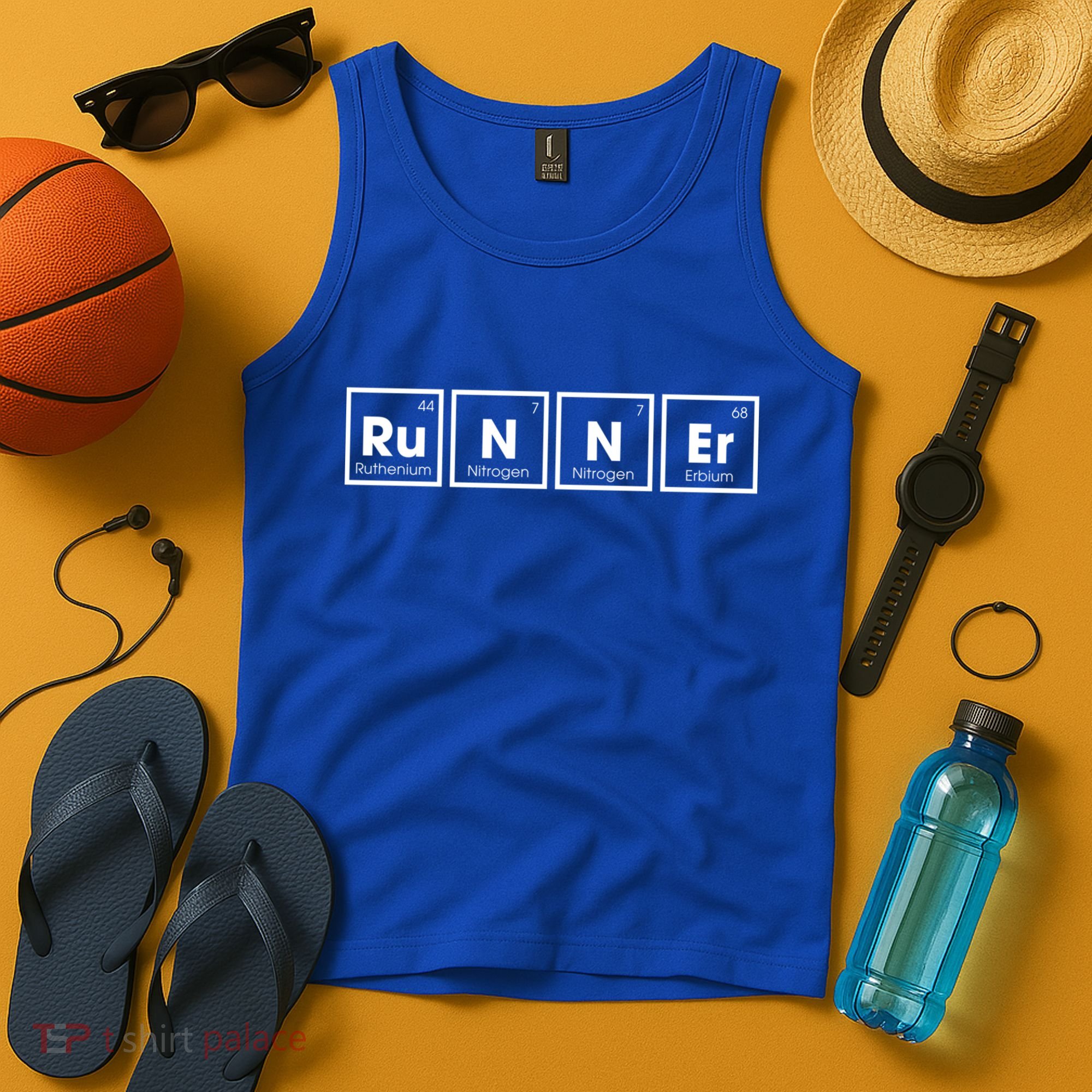 Runner Periodic Table Funny Running Runners Marathon Gift Tank Top