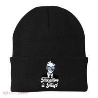 Ron Paul Taxation Is Theft Libertarian Ancap Freedom Liberty Beanie thumb 0