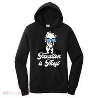 Ron Paul Taxation Is Theft Libertarian Ancap Freedom Liberty Women's Hoodie thumb 0