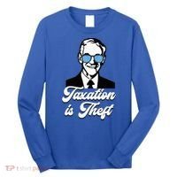Ron Paul Taxation Is Theft Libertarian Ancap Freedom Liberty Long Sleeve Shirt thumb 0