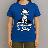 Ron Paul Taxation Is Theft Libertarian Ancap Freedom Liberty T-Shirt thumb 4