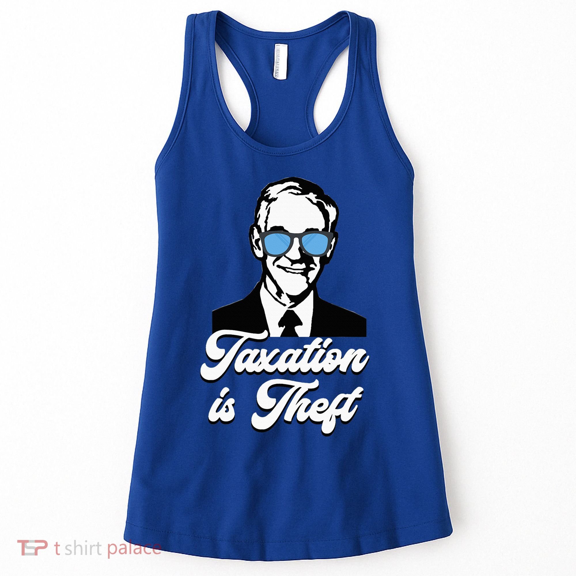 Ron Paul Taxation Is Theft Libertarian Ancap Freedom Liberty Women's Tank Top