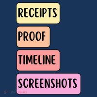 Receipts Proof Timeline Screenshots Pajama Set thumb 2