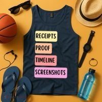 Receipts Proof Timeline Screenshots Tank Top thumb 4