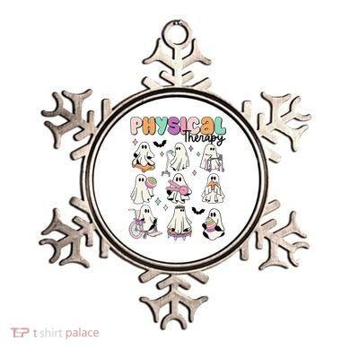 Retro Physical Therapy Halloween Ghosts Spooky PT Ornament