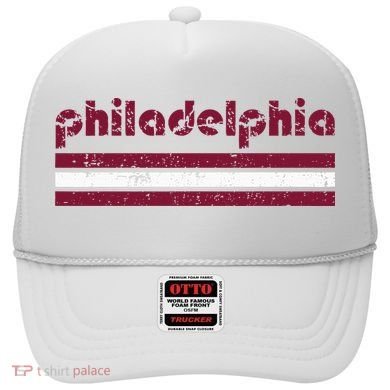 Retro Philadelphia Three 3 Stripes Vintage Weathered Hat