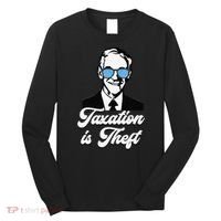 Ron Paul Taxation is Theft Libertarian Ancap Freedom Liberty Long Sleeve Shirt thumb 0