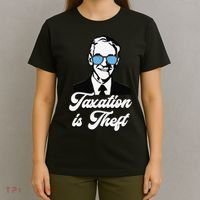 Ron Paul Taxation is Theft Libertarian Ancap Freedom Liberty T-Shirt thumb 4