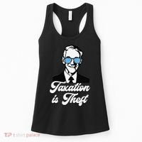 Ron Paul Taxation is Theft Libertarian Ancap Freedom Liberty Women's Tank Top thumb 0