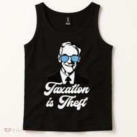 Ron Paul Taxation is Theft Libertarian Ancap Freedom Liberty Tank Top thumb 2