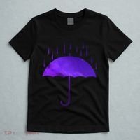 Rain Purple Umbrella Violet Favorite Color T-Shirt thumb 5