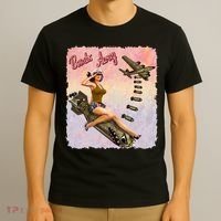 Retro Pin Up Girl Bombs Away Retro T-Shirt thumb 3