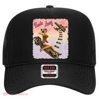 Retro Pin Up Girl Bombs Away Retro Hat thumb 0