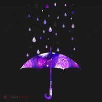 Rain Purple Umbrella For Violet Favorite Color T-Shirt thumb 7