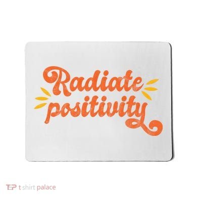 Radiate Positivity Vintage Mousepad