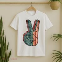 Retro Peace Vintage 60s 70s Hippie T-Shirt thumb 2