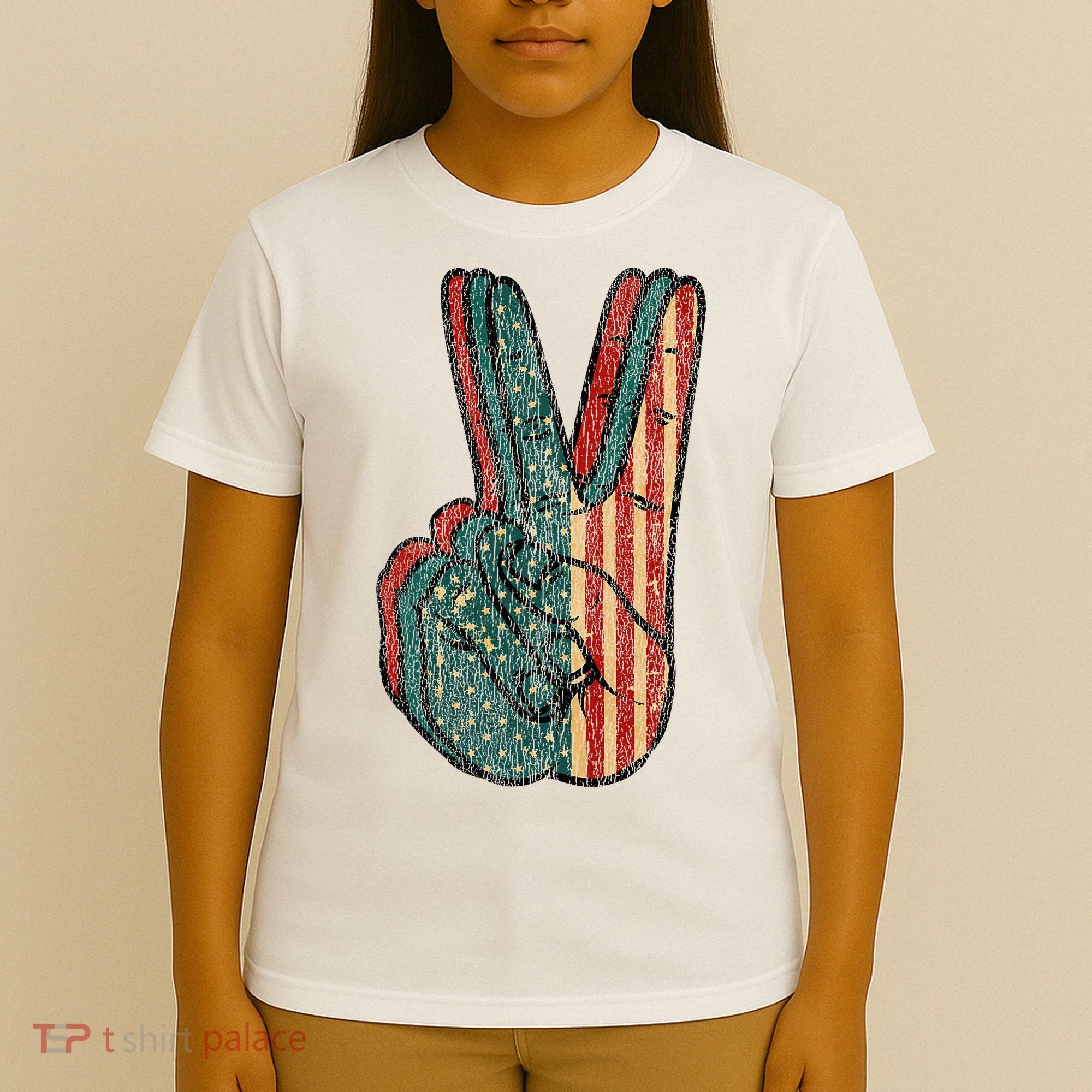 Retro Peace Vintage 60s 70s Hippie T-Shirt