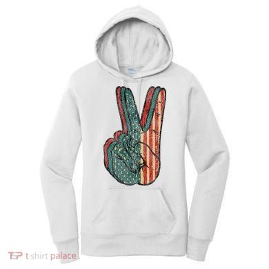 Retro Peace Vintage 60s 70s Hippie Women's Hoodie