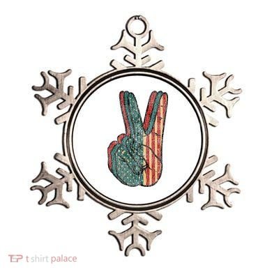 Retro Peace Vintage 60s 70s Hippie Ornament