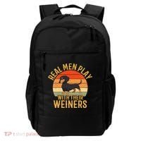Real Play With Their Weiners Funny Dachshund Dog Backpack thumb 0