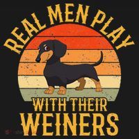 Real Play With Their Weiners Funny Dachshund Dog Toddler Hoodie thumb 2