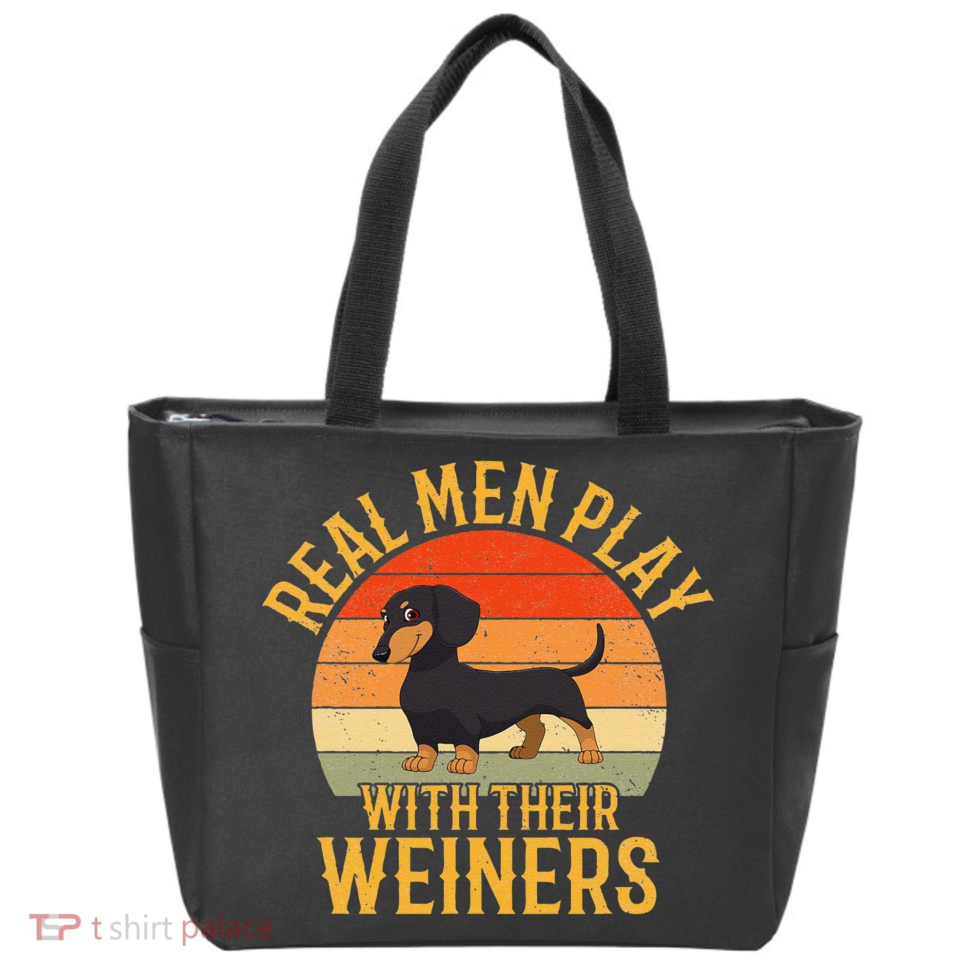 Real Play With Their Weiners Funny Dachshund Dog Tote Bag
