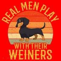 Real Play With Their Weiners Funny Dachshund Dog Santa Hat thumb 1