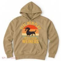 Real Play With Their Weiners Funny Dachshund Dog Hoodie thumb 0