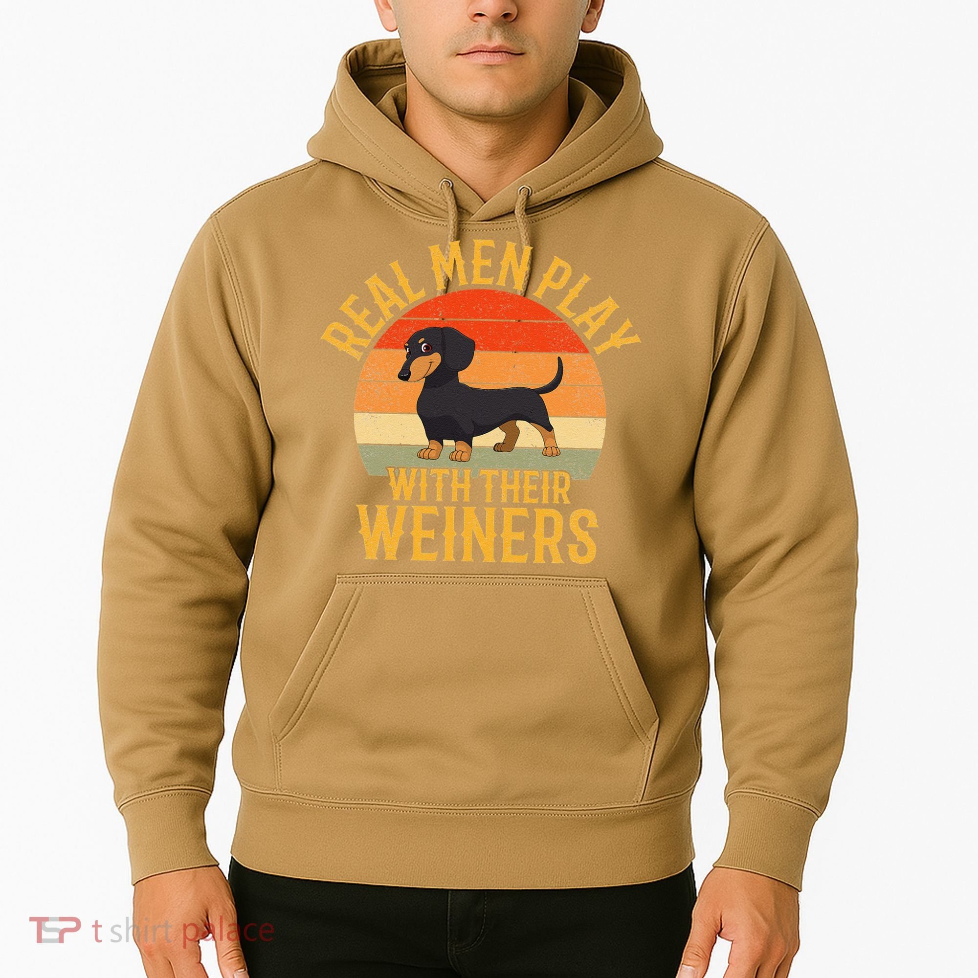 Real Play With Their Weiners Funny Dachshund Dog Hoodie