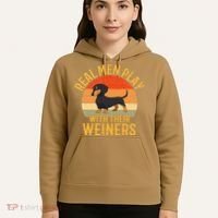 Real Play With Their Weiners Funny Dachshund Dog Hoodie thumb 5