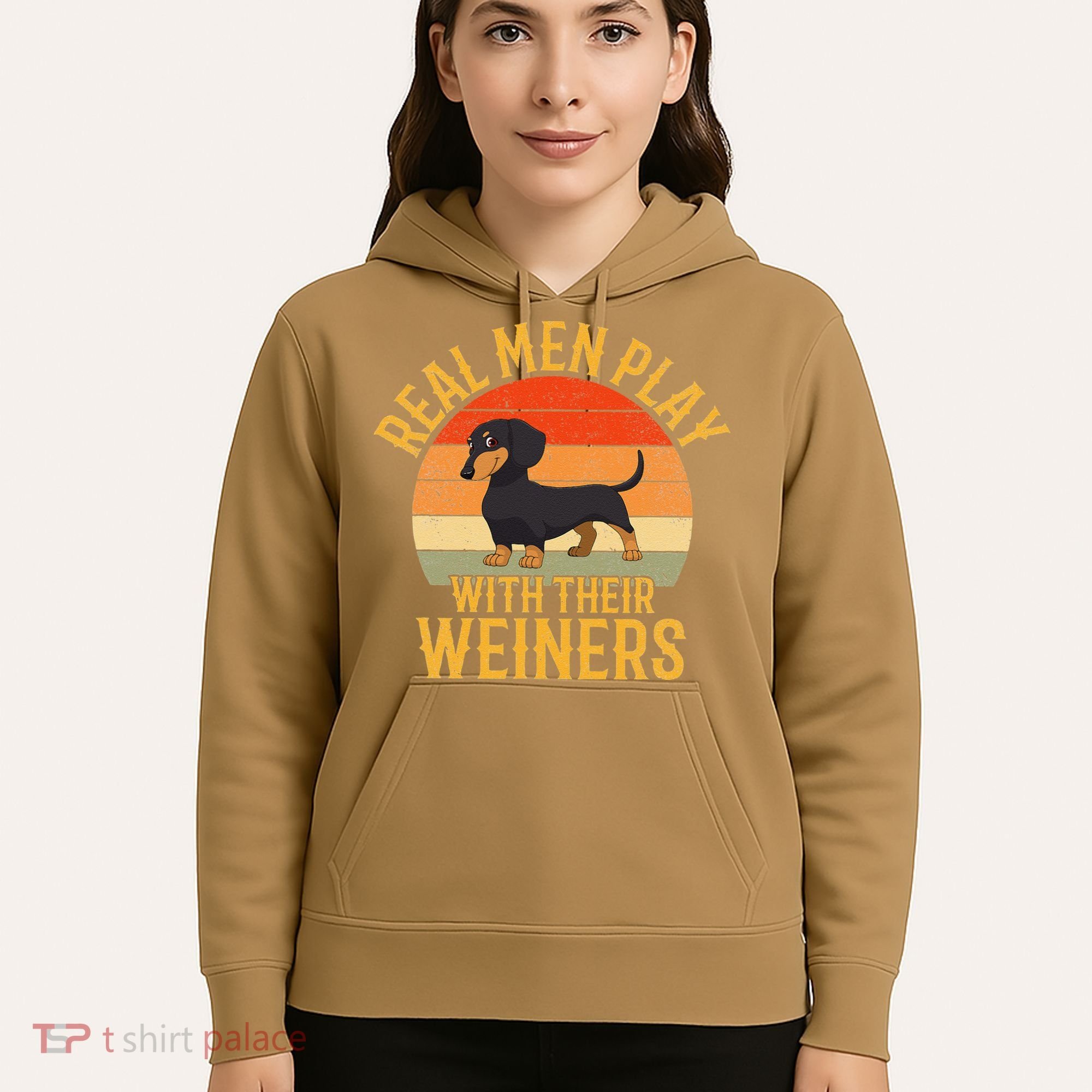 Real Play With Their Weiners Funny Dachshund Dog Hoodie