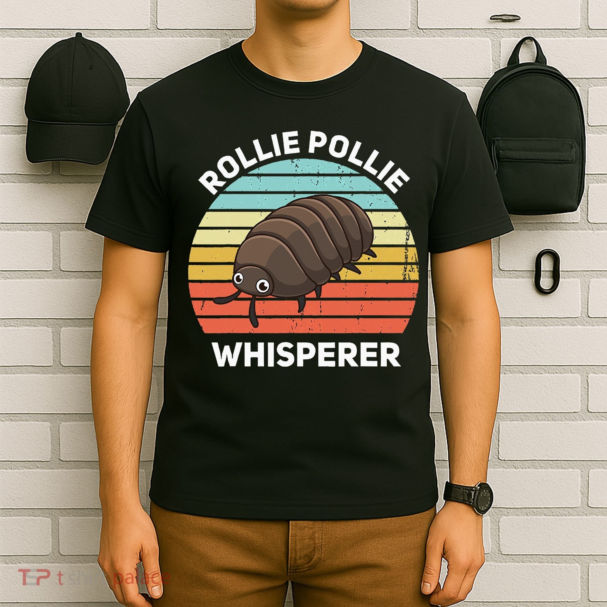 Rollie Pollie Whisperer Funny Isopod Kawaii Rollie Pollie T-Shirt