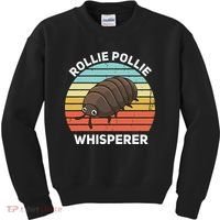 Rollie Pollie Whisperer Funny Isopod Kawaii Rollie Pollie Kids Sweatshirt thumb 0