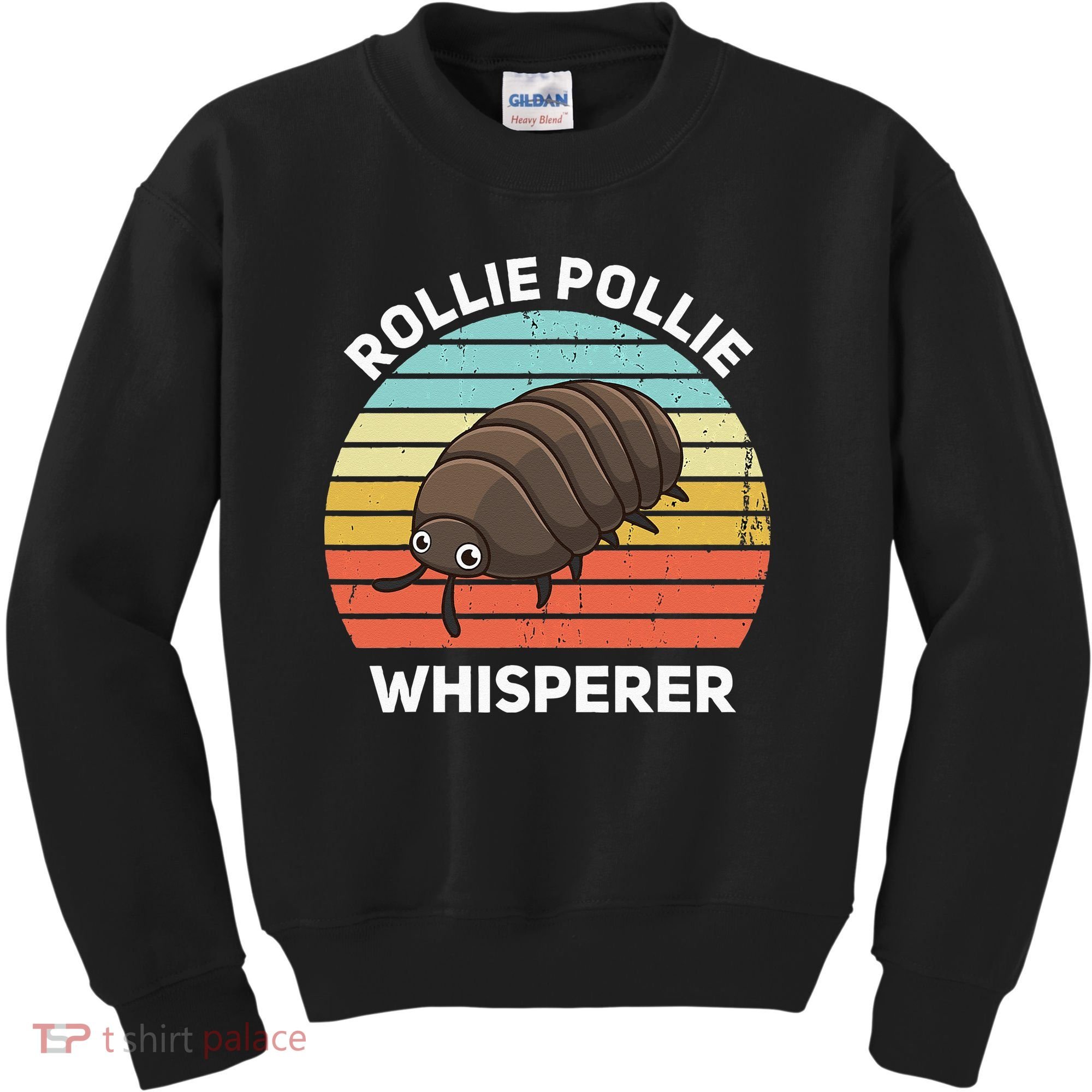 Rollie Pollie Whisperer Funny Isopod Kawaii Rollie Pollie Kids Sweatshirt