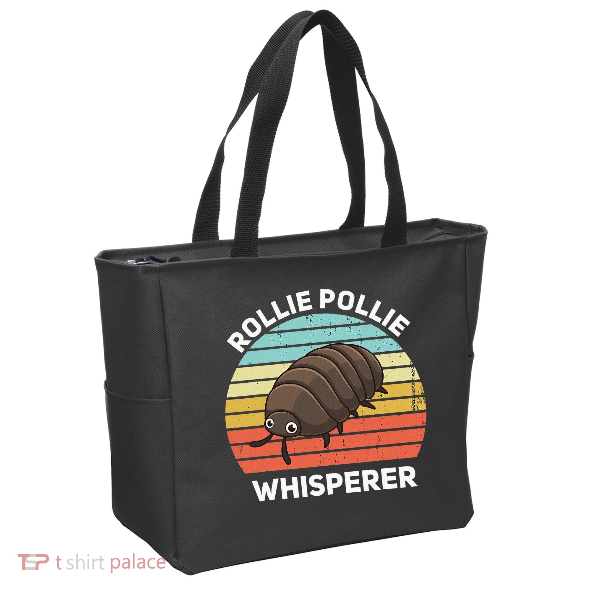 Rollie Pollie Whisperer Funny Isopod Kawaii Rollie Pollie Tote Bag