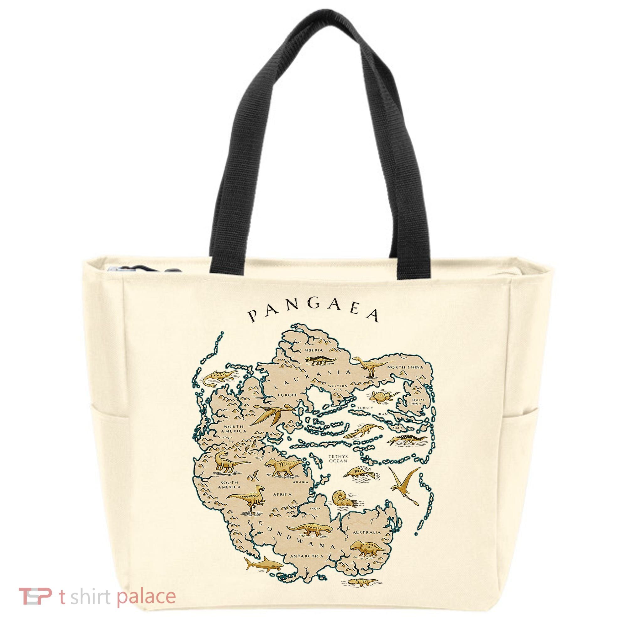 Reunite Pangaea World Map History Geology Earth Geologist Tote Bag