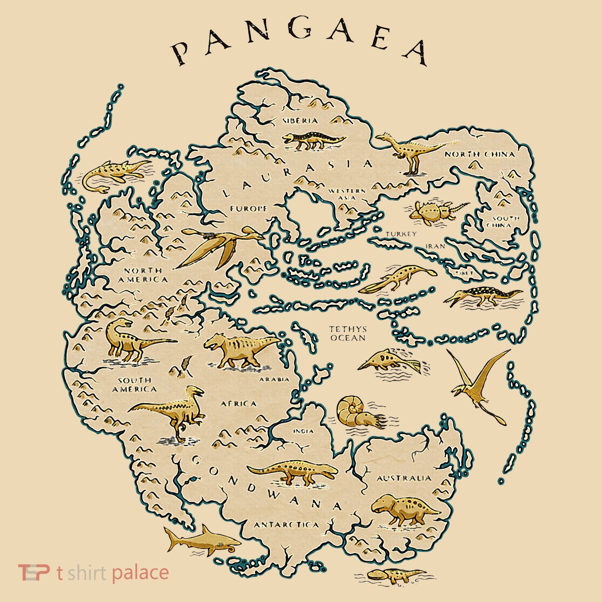 Reunite Pangaea World Map History Geology Earth Geologist Tote Bag