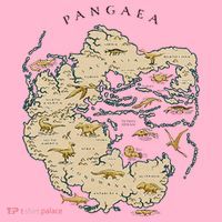 Reunite Pangaea World Map History Geology Earth Geologist Coaster thumb 2