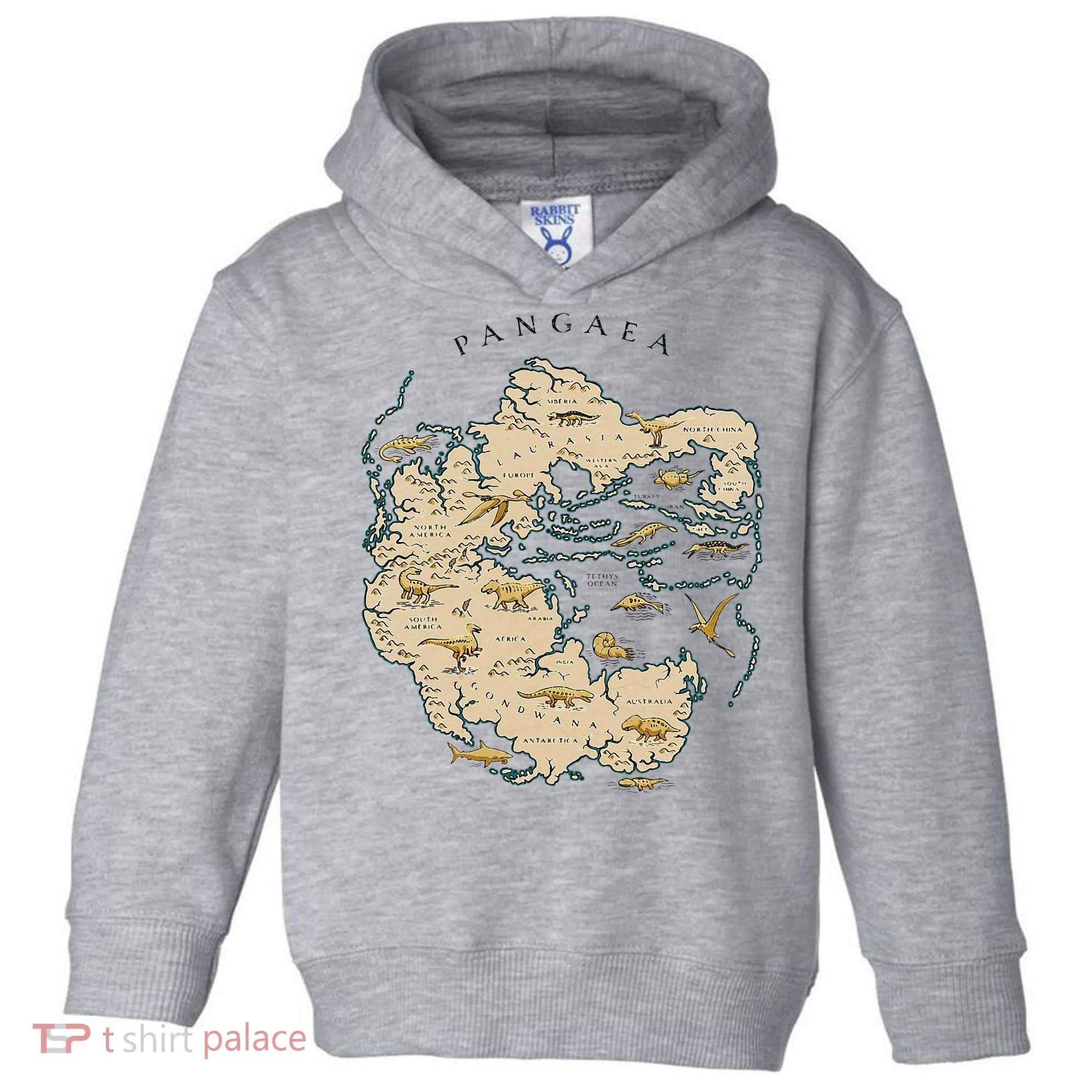 Reunite Pangaea World Map History Geology Earth Geologist Toddler Hoodie