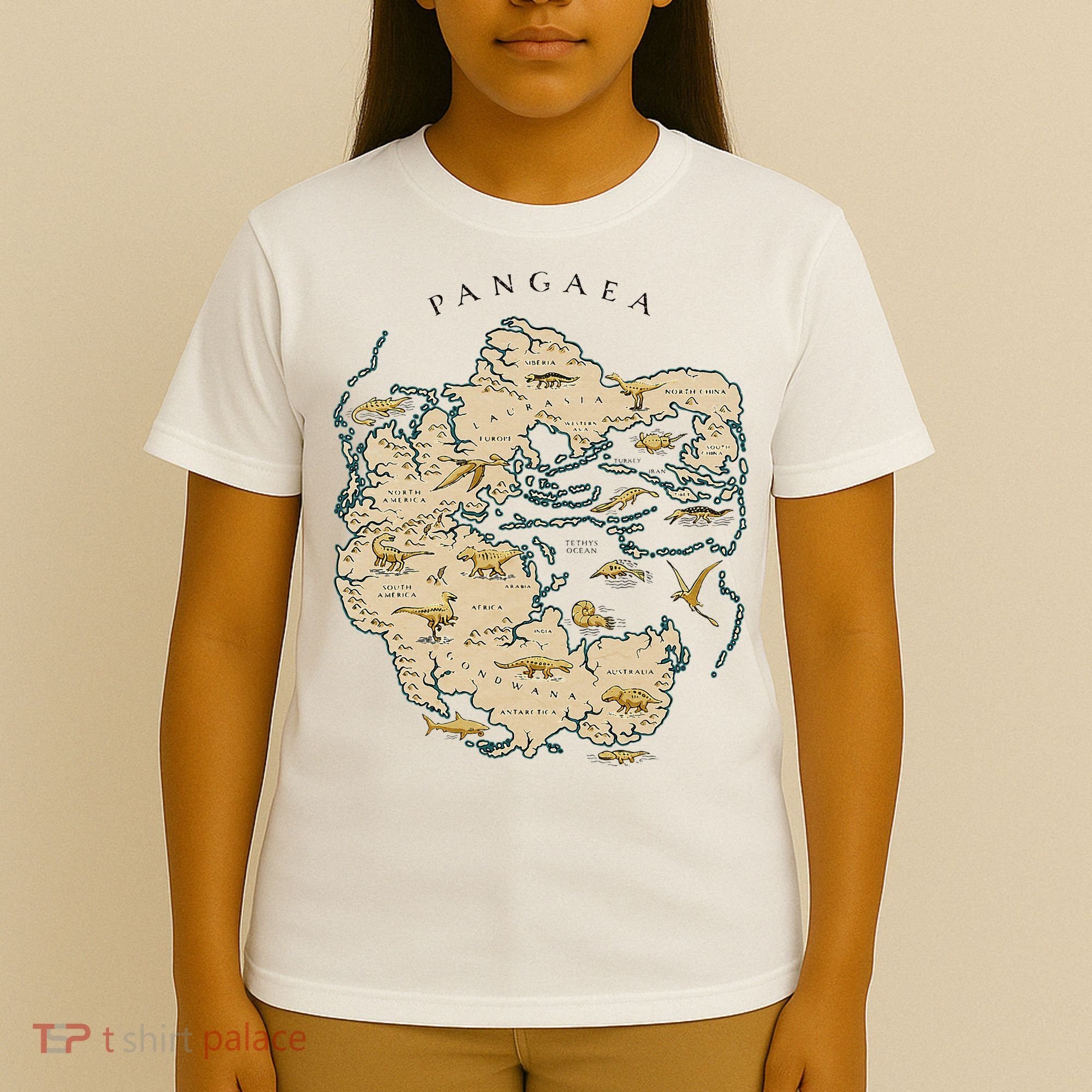 Reunite Pangaea World Map History Geology Earth Geologist T-Shirt