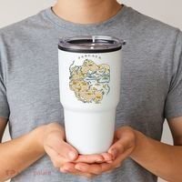 Reunite Pangaea World Map History Geology Earth Geologist Tumbler thumb 2
