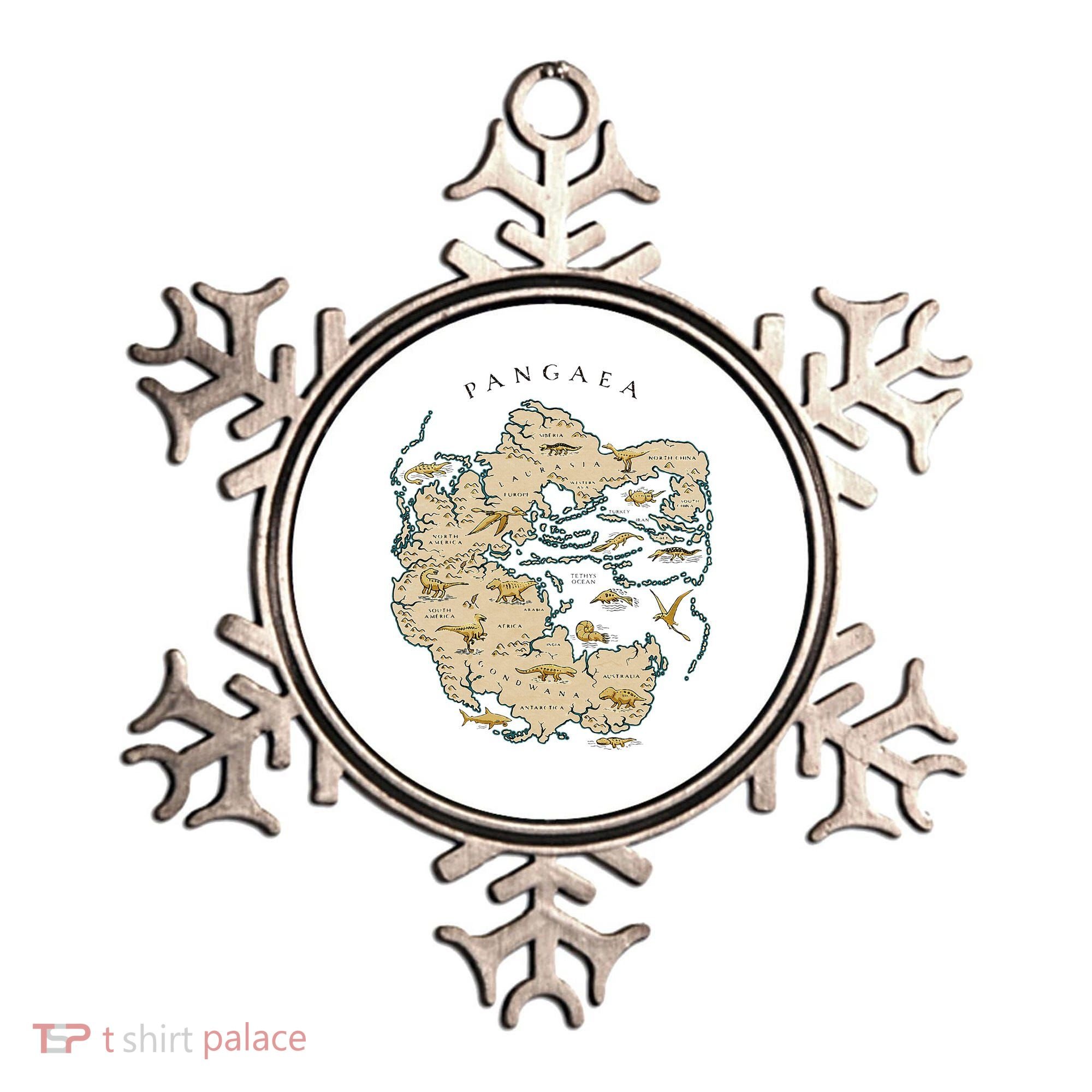 Reunite Pangaea World Map History Geology Earth Geologist Ornament