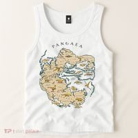 Reunite Pangaea World Map History Geology Earth Geologist Tank Top thumb 2