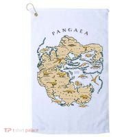 Reunite Pangaea World Map History Geology Earth Geologist Golf Towel thumb 0