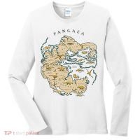 Reunite Pangaea World Map History Geology Earth Geologist Women's Long Sleeve Shirt thumb 0