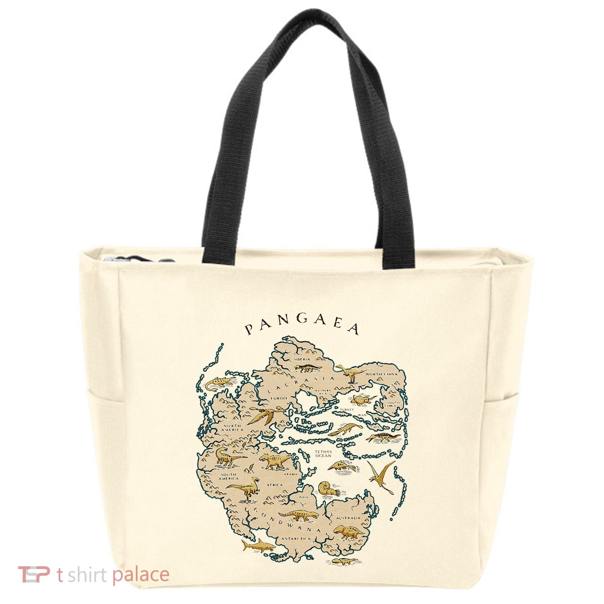 Reunite Pangaea World Map History Geology Earth Geologist Tote Bag
