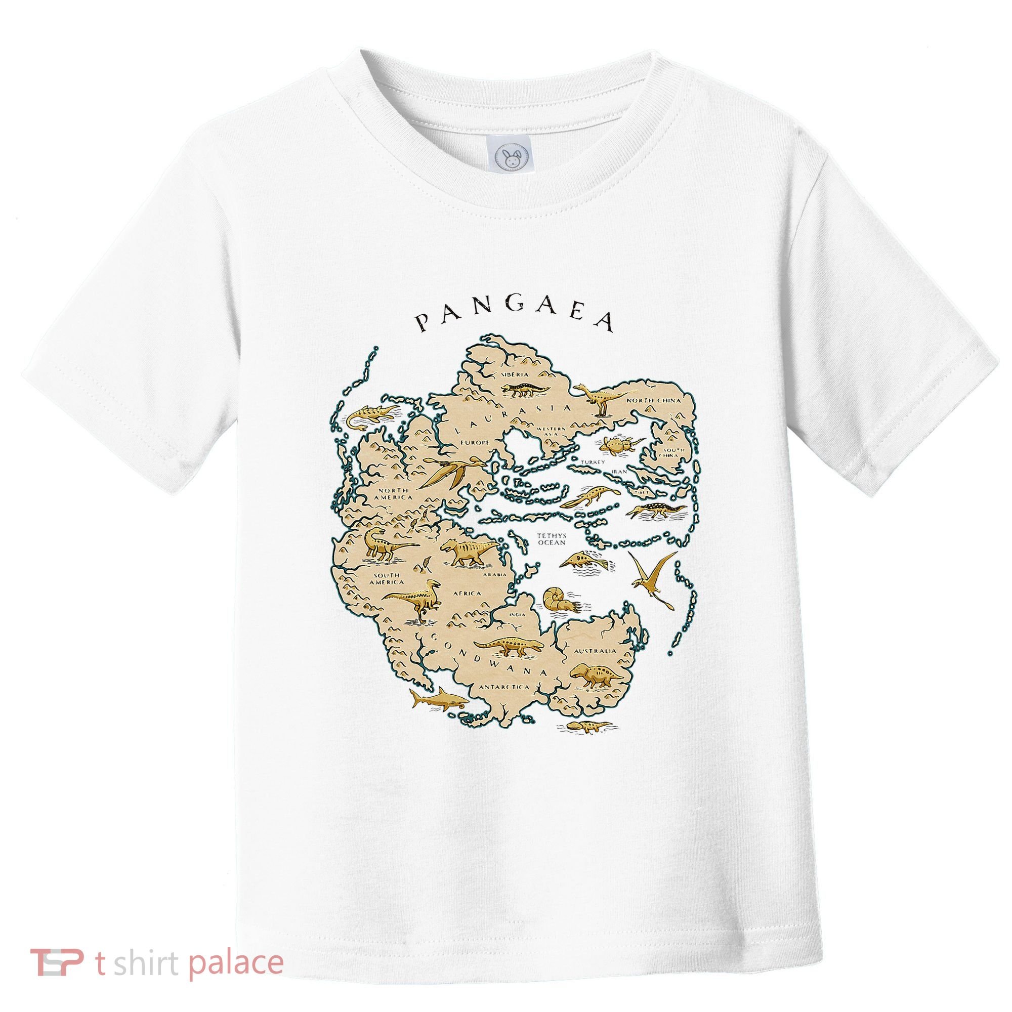Reunite Pangaea World Map History Geology Earth Geologist Toddler T-Shirt