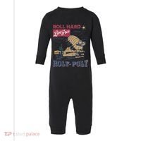 Roly Poly Western Rodeo Cowboy Dung Beetle Retro Infant Fleece One Piece thumb 0